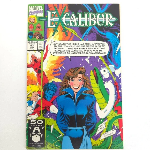 Excalibur Comic Book Lot Marvel Comics Issues 42 43 86 87 88 90 91 92 VG 1990s - Picture 3 of 9